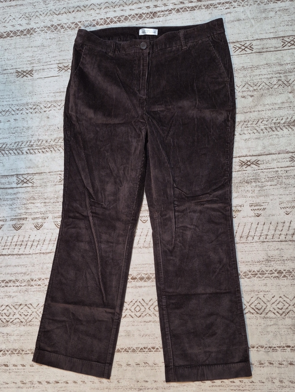 Northern Reflections Men's Dark Brown Corduroy Pants